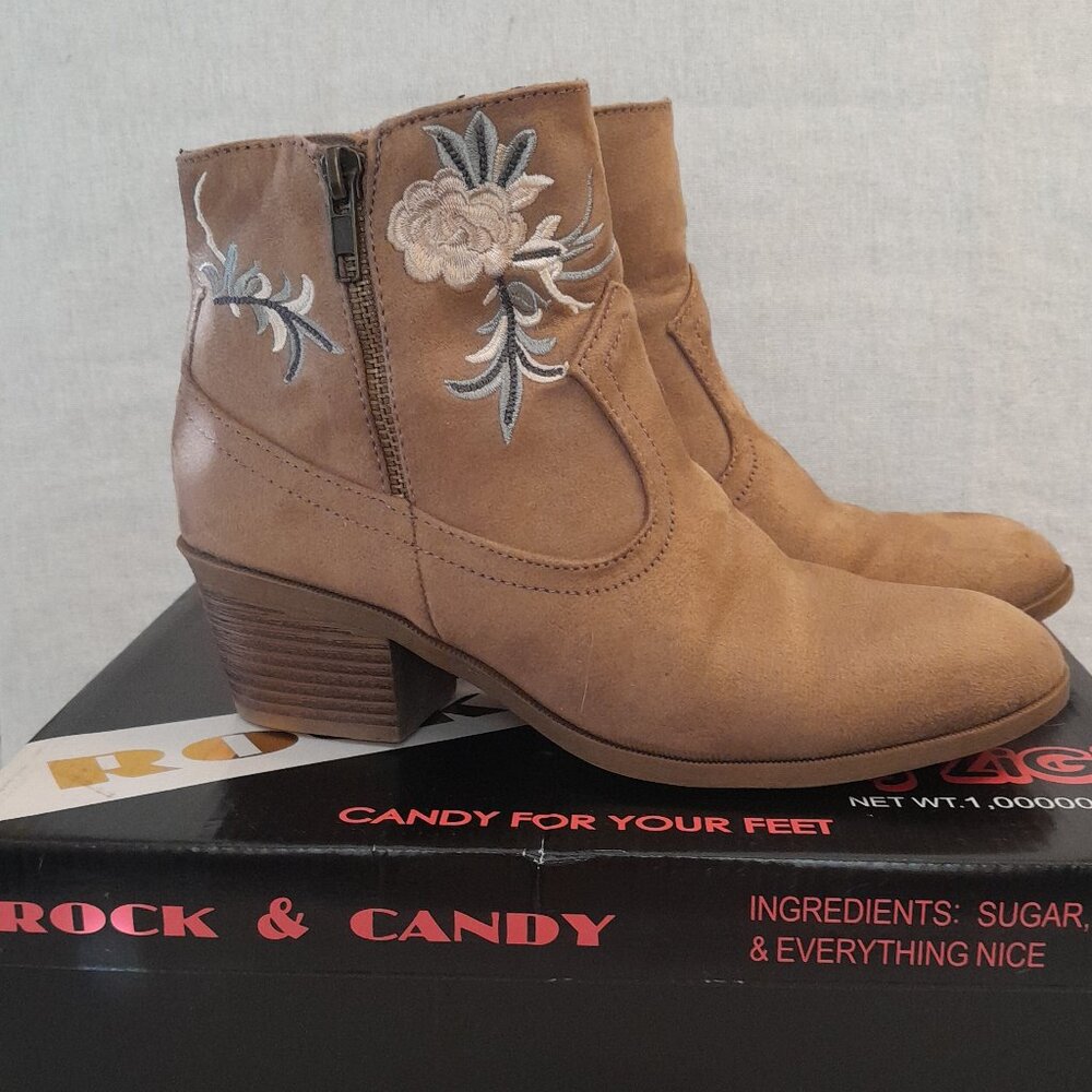 Rock & Candy "Loraina" Western Bootie, sz 7